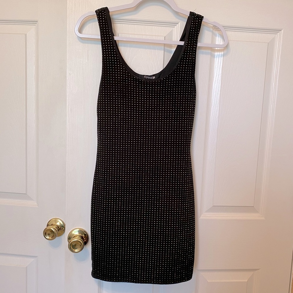 Forever 21 gold studded minidress